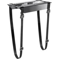 SpeaKa Professional SP-PCH-100 SP-9330268 PC-houder Onder tafel, Schroefbevestiging Zwart Belastbaar tot: 10 kg