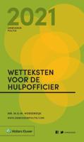 Zakboek Wetteksten voor de Hulpofficier 2021 - Paperback (9789013162424)
