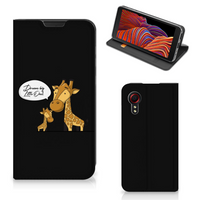 Samsung Galaxy Xcover 5 Magnet Case Giraffe