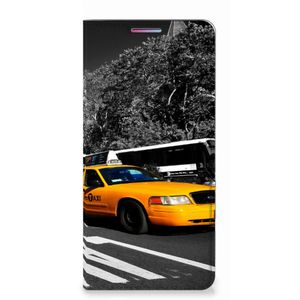 Motorola Moto G60s Book Cover New York Taxi