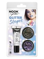 Moon Glitter Holographic Glitter Shapes