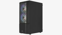 AeroCool Quantum Mesh-G-BK-V2 Midi-tower PC-behuizing Zwart - thumbnail