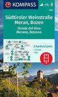 Wandelkaart 078 Südtiroler Weinstraße, Meran, Bozen | Kompass - thumbnail