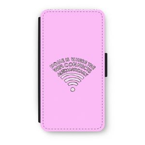 Home Is Where The Wifi Is: iPhone X Flip Hoesje