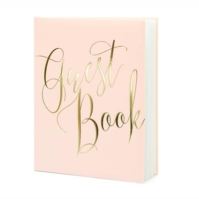 Gastenboek Pink & Gold