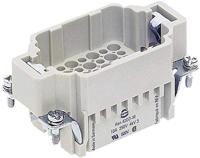 Harting 09 16 042 3001 Stifteinsatz Han® DD 42 + PE Crimpen 1 pc(s)