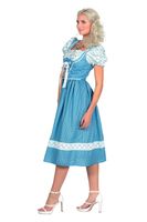 Dirndl Jurk Lang Blauw