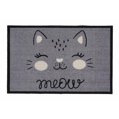 MD Entree - Schoonloopmat - Impression Meow Grey - 40 x 60 cm MD Entree - Schoonloopmat - Impression Meow Grey - 40 x 60 cm