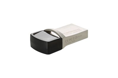 Transcend JetFlash 890 64GB USB flash drive USB Type-A / USB Type-C 3.2 Gen 1 (3.1 Gen 1) Zwart, Zilver