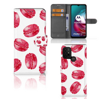 Motorola Moto G10 | G20 | G30 Book Cover Pink Macarons - thumbnail