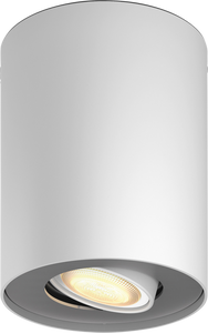 Philips Hue Pillar 1-Spot opbouwspot White Ambiance Wit