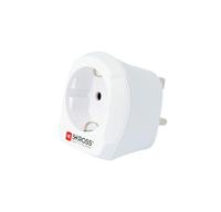SKROSS 1.500230-E Europe to UK Van Europa tot het VK - Spanning en vermogen: 100V - 1300W / 250V - 3250W - Bescherming tegen elektrische schokken,wit