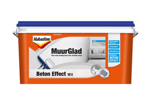 alabastine muurglad beton effect wit 5 ltr