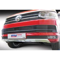 RGM Voorspoiler 'Skid-Plate' Volkswagen Transporter T6 2015- Zilver GRFSP165S