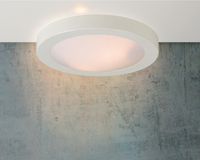 Lucide Fresh ronde plafondlamp 35cm 20W wit - thumbnail