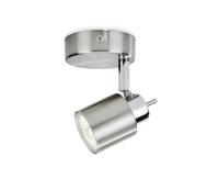 Philips Meranti opbouwspot 1-lichts - Nikkel - GU10 - Draaibare spot - Eenvoudige installatie. - Exclusief lichtbron