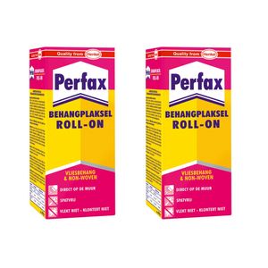 4x pakken Perfax roll-on behanglijm/behangplaksel 200 gram