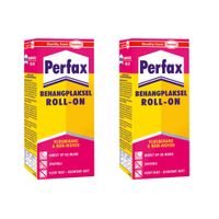 4x pakken Perfax roll-on behanglijm/behangplaksel 200 gram