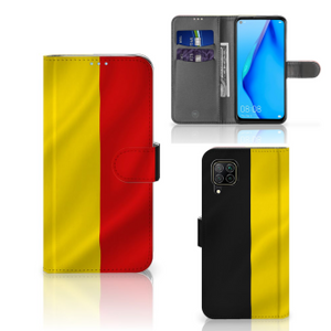 Huawei P40 Lite Bookstyle Case Belgische Vlag