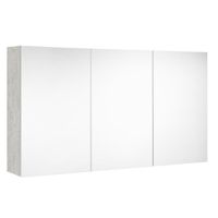 Spiegelkast Allibert Look Stopcontact VDE 120x65x18 cm Licht beton Allibert