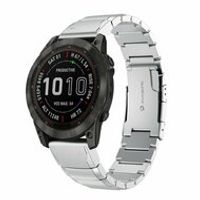 Stainless steel schakelband - Zilver - Garmin Approach S60 & S62 / Instinct / Instinct 2 (Solar)