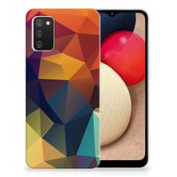 Samsung Galaxy A02s TPU Hoesje Polygon Color - thumbnail