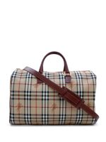 Burberry Pre-Owned sac à main Boston à motif House Check - Tons neutres - thumbnail