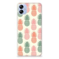 Samsung Galaxy A04e Siliconen Case Ananas