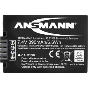 Ansmann DMW-BMB9E Camera-accu Vervangt originele accu DMW-BMB9E 7.4 V 890 mAh