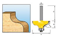 Makita Accessoires S-profielfr+lag. HM 38,1mm S8 - D-11570