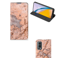 OnePlus Nord 2 5G Standcase Marmer Oranje