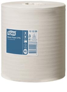 Poetsrol Tork Basic M2 centerfeed multifunctioneel 2-laags 160m wit 121206