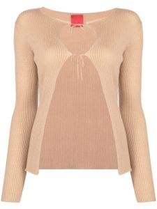 Cashmere In Love cardigan Elen en cachemire - Marron