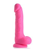 Silicone Dildo met Ballen - thumbnail