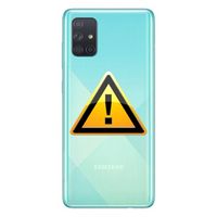 Samsung Galaxy A71 Batterij Cover Reparatie - Blauw - thumbnail