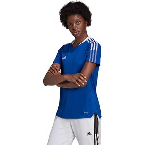 adidas Tiro Training Shirt Dames - Opruiming - Kleding - Blue - maat XXS