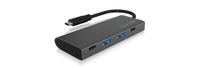 RaidSonic IB-HUB1428-C31 interface hub USB 3.2 Gen 2 (3.1 Gen 2) Type-C 10000 Mbit/s Antraciet, Zwart - thumbnail