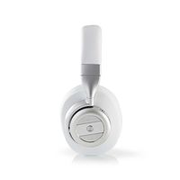 Nedis HPBT5260WT hoofdtelefoon/headset Wit, Zilver - thumbnail