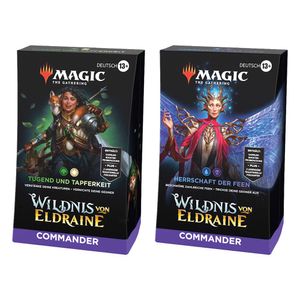 Magic the Gathering Wildnis von Eldraine Commander Decks Display (4) german