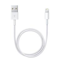 Apple iPod, iPhone, iPad Aansluitkabel [1x USB-A 2.0 stekker - 1x Apple dock-stekker Lightning] 0.50 m Wit - thumbnail