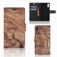 Sony Xperia XZ | Sony Xperia XZs Book Style Case Tree Trunk - thumbnail