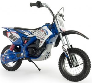 Injusa X-Trene Blue Fighter elektrische kindermotorfiets blauw