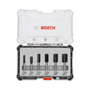 Groeffreesset, 6 mm schacht, 6-delig Bosch Accessories 2607017465