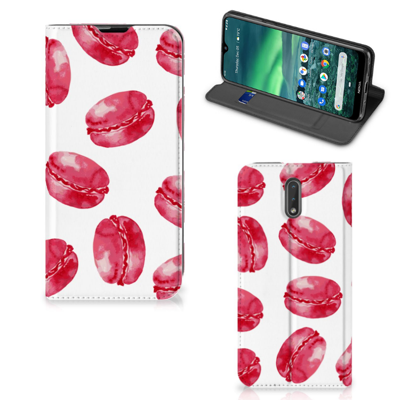 Nokia 2.3 Flip Style Cover Pink Macarons