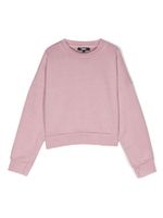 Dkny Kids sweat en coton à logo imprimé - Violet