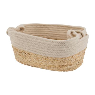 Mand ovaal met witte rand - 33x22x14 cm Mand ovaal met witte rand - 33x22x14 cm