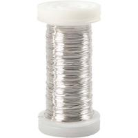 Creotime verzilverd draad 0,3 mm 100 meter zilver
