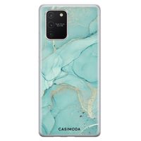 Samsung Galaxy S10 Lite siliconen hoesje - Touch of mint