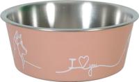Zolux Love Dog antislip hondenbak, roze, 400 ml