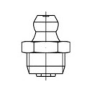 TOOLCRAFT Conische smeernippel Staal galvanisch verzinkt kwaliteit 5.8 M8 100 stuk(s)